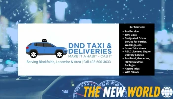 DnD Taxi & Deliveries - Blackfalds
