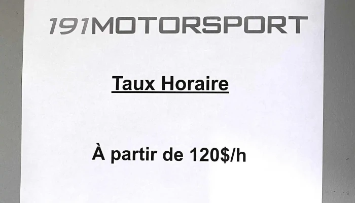 191 Motorsport -  Where - Bois-des-filion