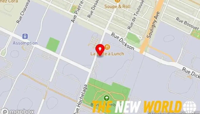 map of 5Xperts Software company in Montreal