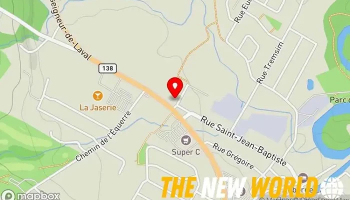 map of A Tremblay & Frères Ltee HVAC contractor, Plumber, Propane supplier in Baie-Saint-Paul
