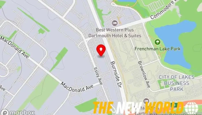 map of ABM Integrated Solutions Computer support and services in Dartmouth