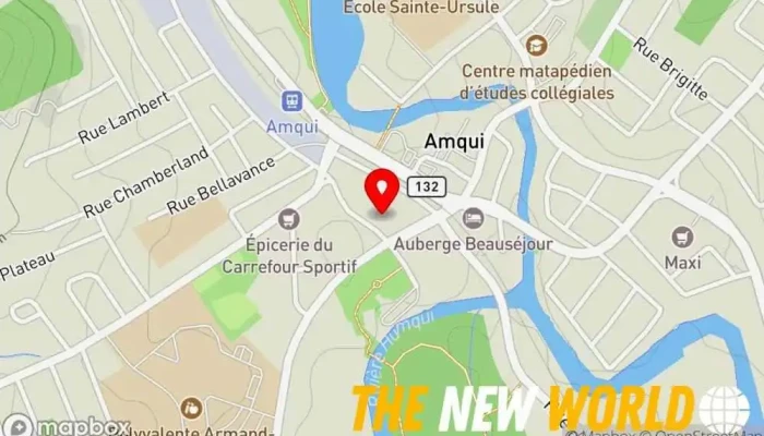 map of Abud Carol Avocat Lawyer in Amqui