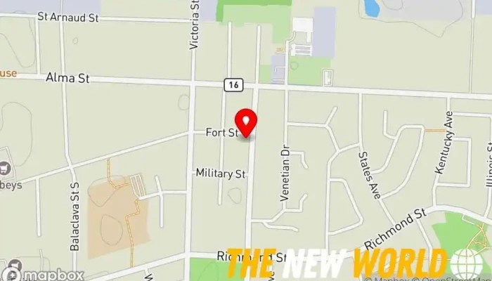 map of ABurg MT Massage therapist, Mediation service in Amherstburg