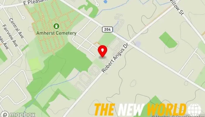 map of Access Nova Scotia Amherst & Land Registration Office Government office in Amherst