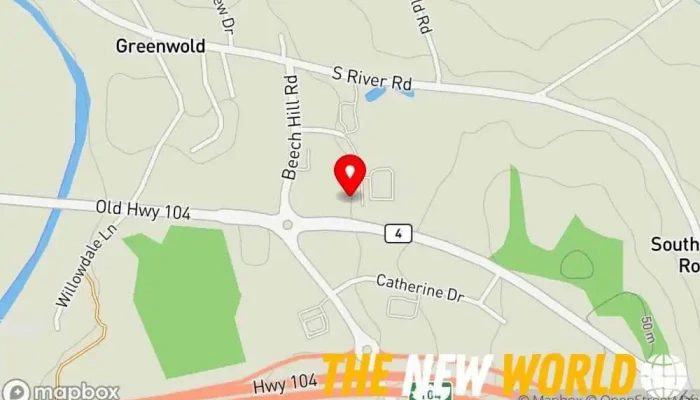 map of Access Nova Scotia Antigonish Federal government office in Antigonish