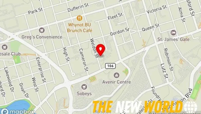 map of Accountant Staffing Executive search firm, Employment agency, Employment consultant, Recruiter in Moncton