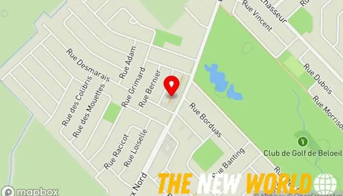 map of Accounting Express Accountant, Accounting school, Bookkeeping service, Certified public accountant in Beloeil