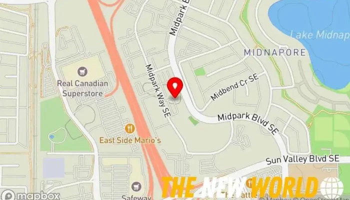 map of Active Information Systems Computer consultant, Computer support and services in Calgary