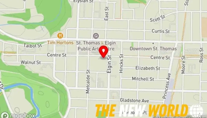 map of Adrian Willsher, Barrister and Solicitor Law firm in St Thomas