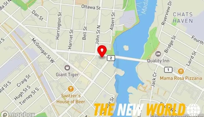 map of Aesthetic Collective Tattoo shop, Body piercing shop, Medical spa in Arnprior