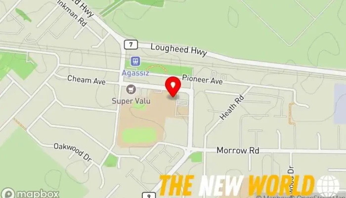 map of Agassiz Library Library in Agassiz