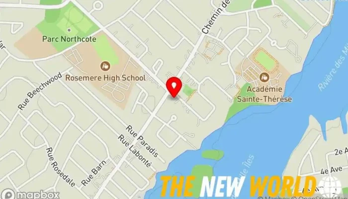 map of Agence Optimum Inc. Business management consultant, Business development service, Occupational safety and health in Rosemère