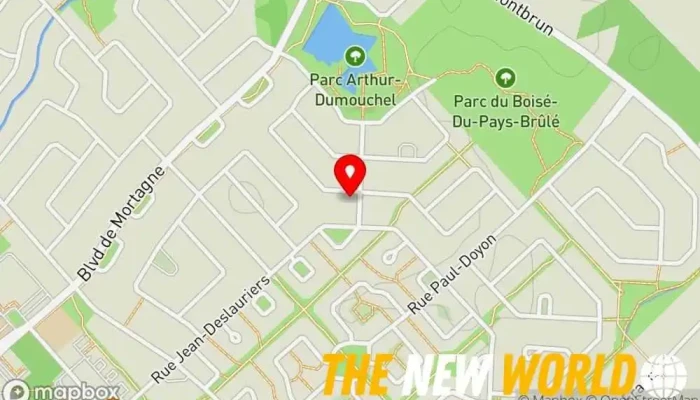map of Air & Odour Environmental consultant in Boucherville