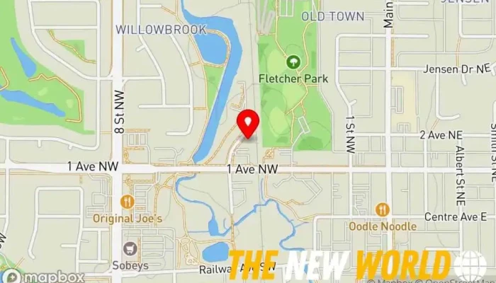 map of Airdrie Regional Chamber Of Commerce Chamber of Commerce in Airdrie