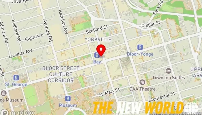 map of Aiwel Technology Consulting Inc. Computer support and services in Toronto