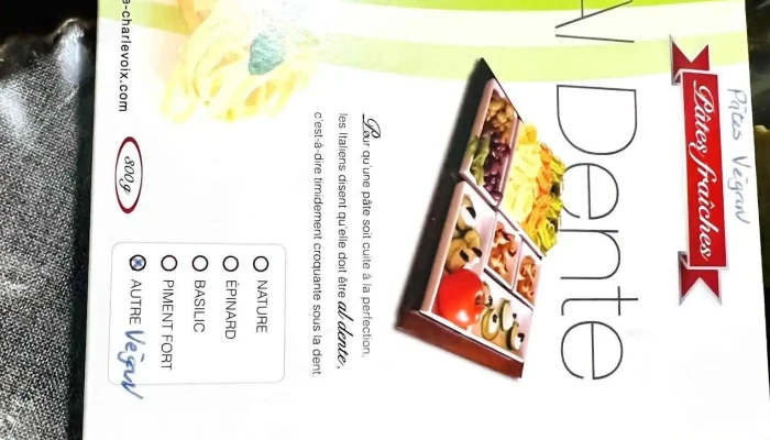Al Dente Inc -  Menu - Baie-saint-paul