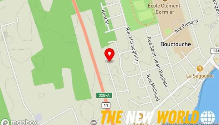 map of Alcide Cormier Tax Office Tax department in Bouctouche