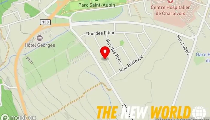 map of Alexandre Simard, Comptable Professionnel Agréé Inc Accountant in Baie-Saint-Paul