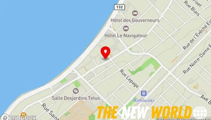 map of Allema Global Marketing agency, Advertising agency, Design agency, E commerce agency, Marketing consultant, Software company, Web hosting company, Website designer in Rimouski