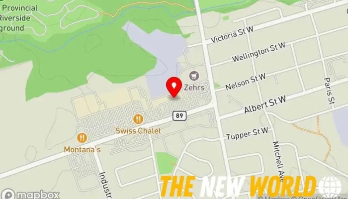 map of Alliston Mills Laundromat Laundry service, Laundry in Alliston
