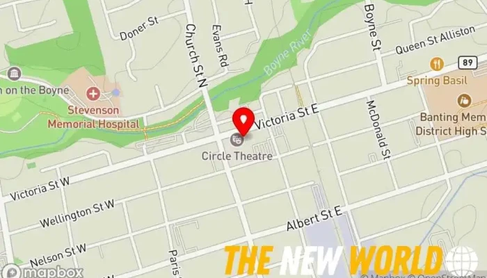 map of Alliston Resolutions Mediation service, Divorce service, Legal services, Life coach, Marriage or relationship counselor in Alliston