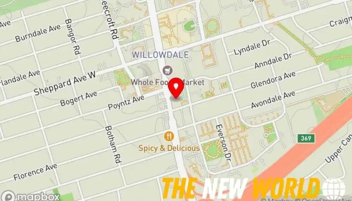 map of ALTEN Canada Toronto Engineering consultant in Ontario