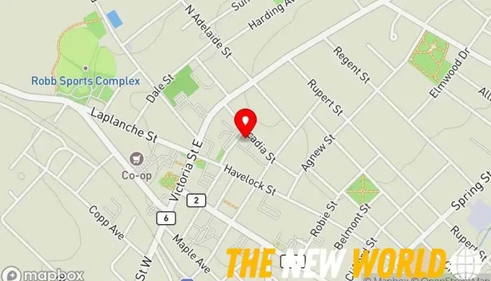 map of Amherst Economic Development City government office in Amherst
