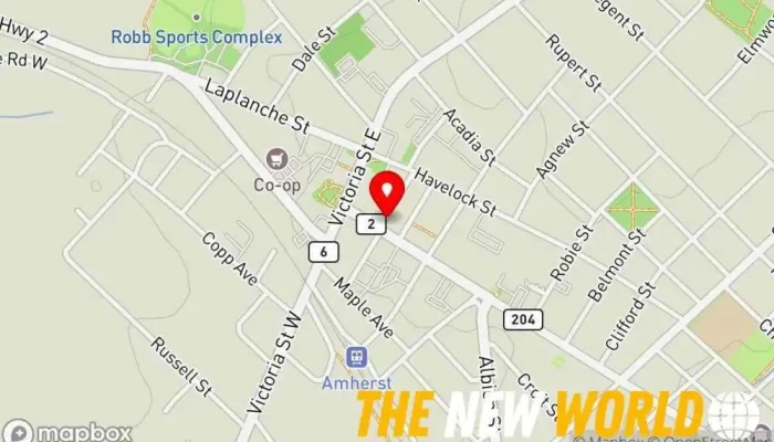 map of Amherst Food Assistance Network Charity in Amherst