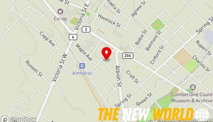 map of Amherst Taxi Taxi service in Amherst