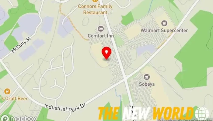 map of Amherst Town Square Shopping mall in Amherst