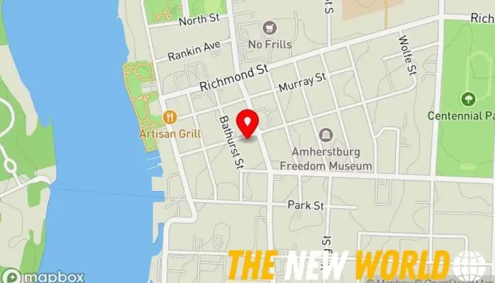 map of Amherstburg Laundromat Laundry service in Amherstburg