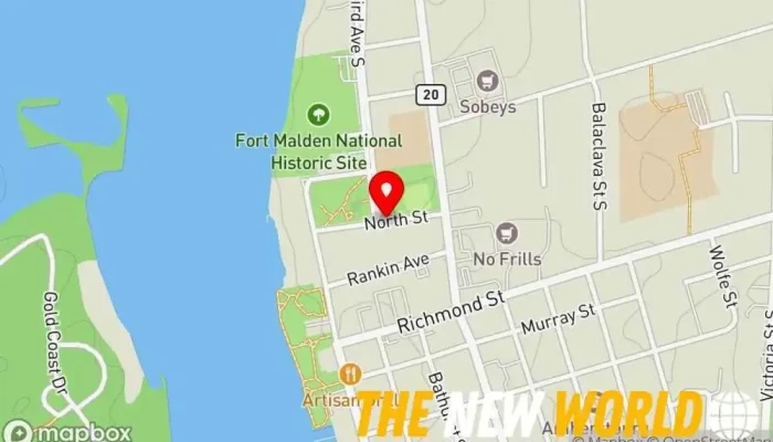map of Amherstburg Housing complex in Amherstburg