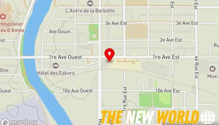 map of Amos HGH Therapy Clinic Health counselor in Amos