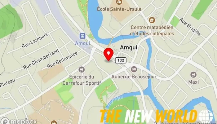 map of Amqui Électronique Telecommunications service provider, Cell phone store, Internet service provider, Mobile phone repair shop, Satellite communication service, Telephone company in Amqui