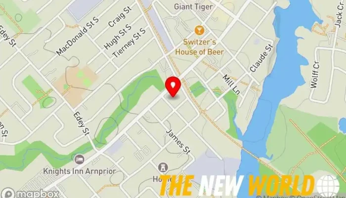 map of Anderson Automotive (Arnprior) Inc Auto repair shop, Auto parts market, Brake shop, Car repair and maintenance service, Oil change service, Tire repair shop, Vehicle inspection service in Arnprior