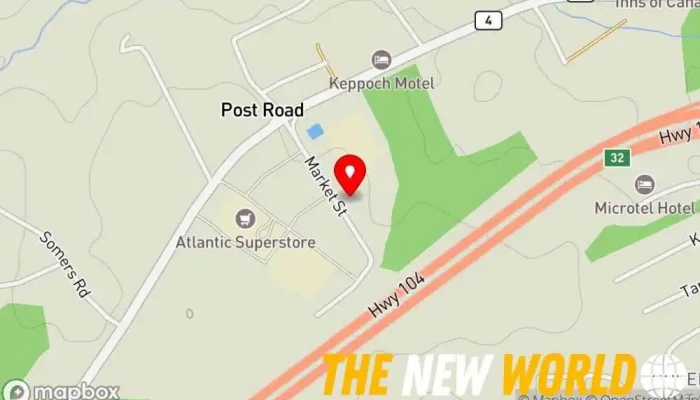 map of Antigonish Aesthetic Centre Day spa, Facial spa, Waxing hair removal service in Antigonish