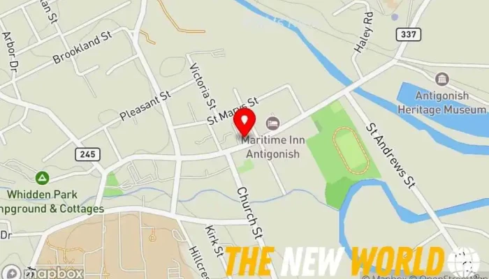 map of Antigonish Farmers’ Mutual Insurance Company Insurance company in Antigonish