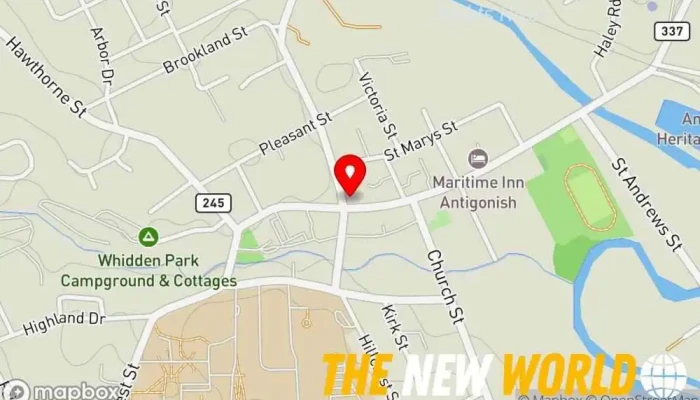 map of Antigonish Financial Group Financial consultant in Antigonish