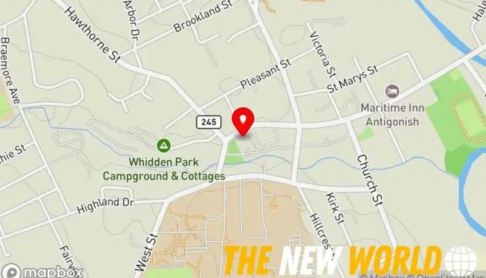 map of Antigonish Tax Services Tax preparation service, Accountant, Accounting firm, Chartered accountant, Tax consultant in Antigonish