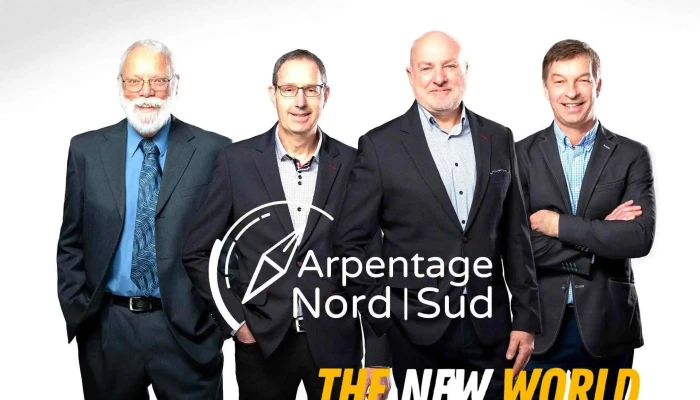 Arpentage Nord Sud -  All - Val-des-sources