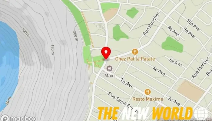 map of Arpentage Nord Sud Land surveyor in Val-des-Sources