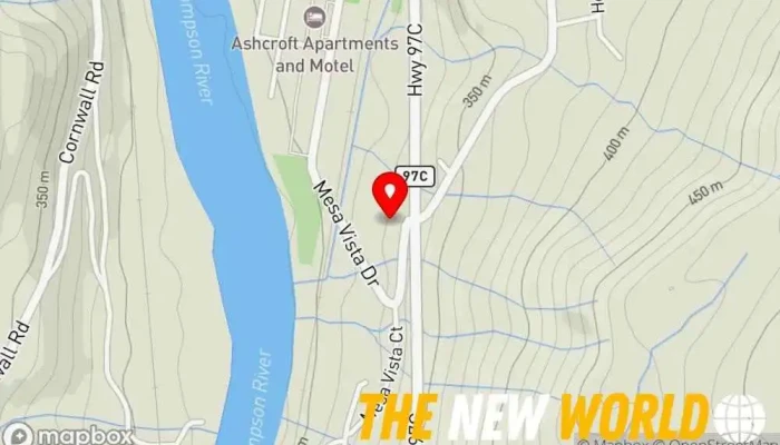 map of Arrow Transportation Systems Inc Trucking company in Ashcroft