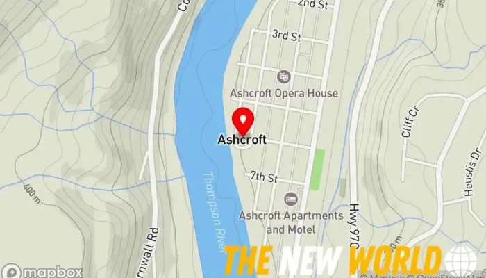 map of Ashcroft Administration Office City government office in Ashcroft