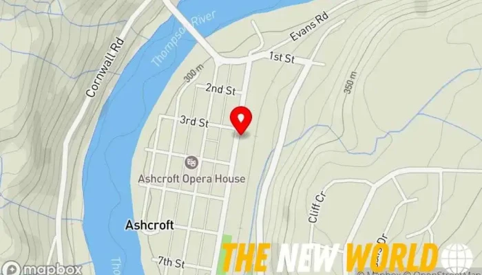 map of Ashcroft WorkBC Employment Services Centre Employment center in Ashcroft