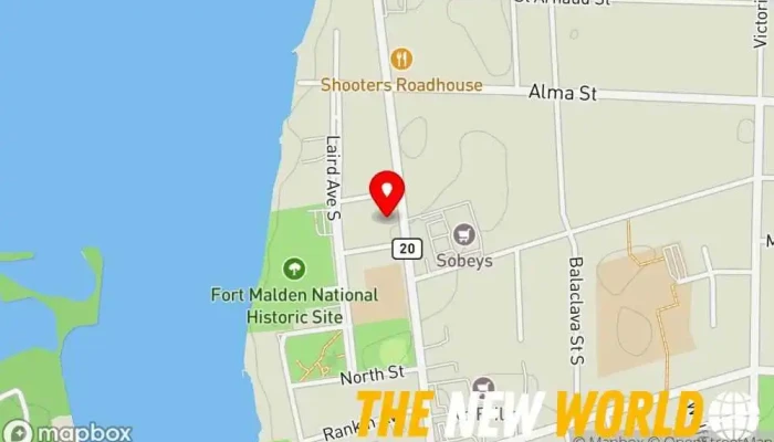 map of Askin Hager Shelby Lawyer in Amherstburg