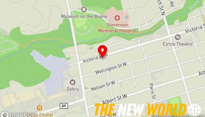 map of Associate Tax Consultants Tax preparation service, Accounting firm in Alliston