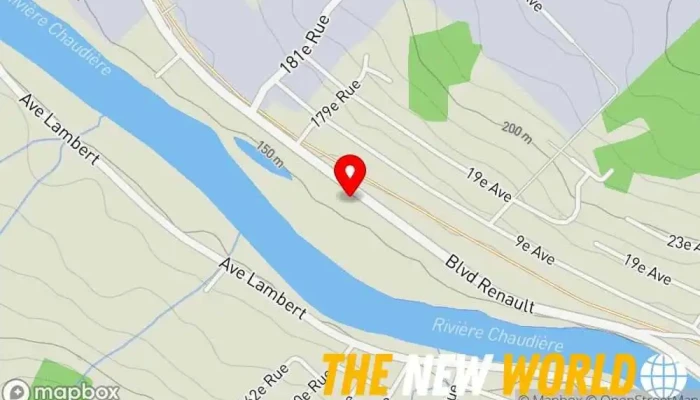 map of Assurance Mario Veilleux Insurance agency in Beauceville