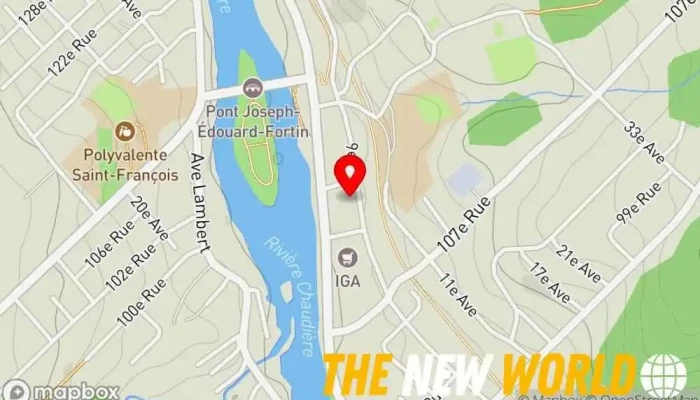 map of Assurancia Boudreault Inc Insurance broker in Beauceville