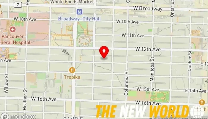map of Asturias Consulting Ltd Business management consultant in Vancouver