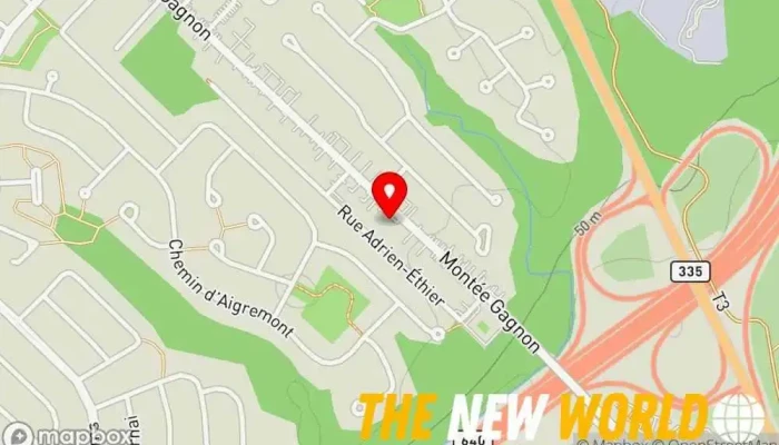 map of Atelier Altitude Inc Social services organization in Bois-des-Filion